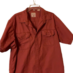 Red Head XL Short Sleeve maroon Shirt